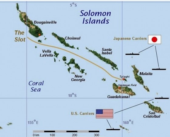 map_solomon Map of Solomon Island