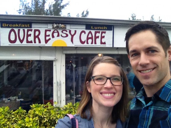 niles and Annie Deneen at over easy cafe 