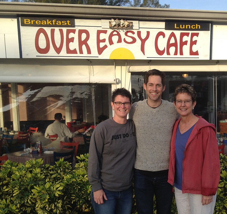 Niles Deneen at over easy cafe 