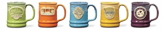 spring color mugs 