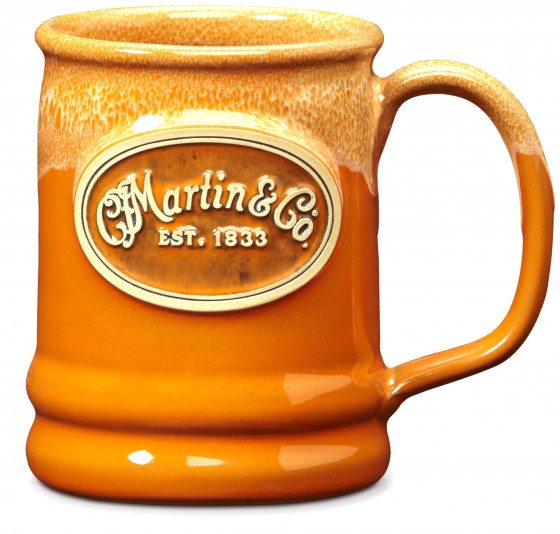 sunset orange dijon mug 