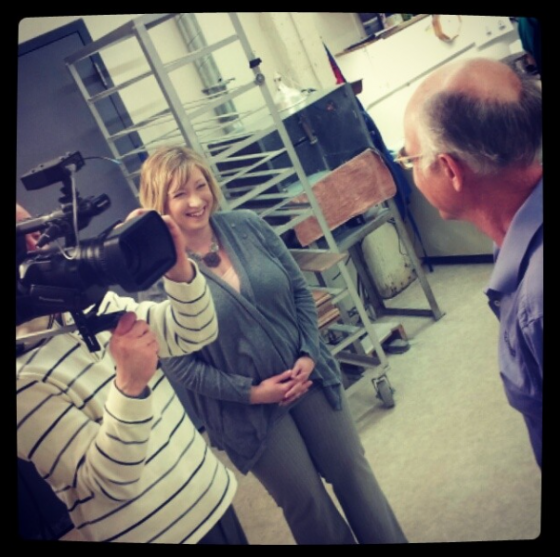 Peter Deneen being interviewed