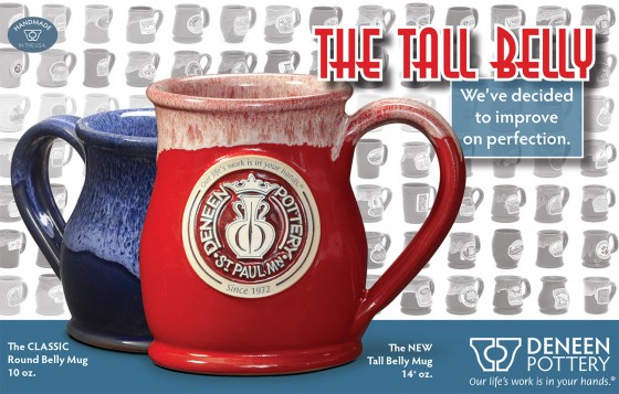 photo of tall belly mug