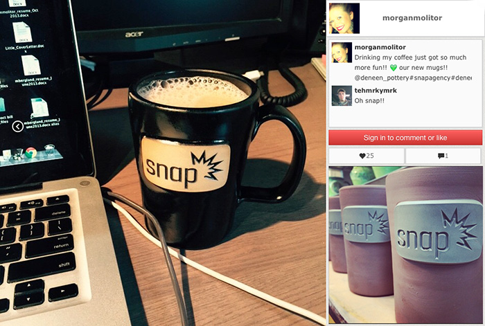 snap mug