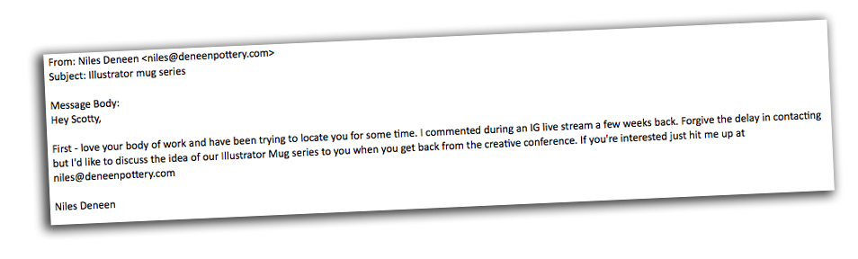 emailing Scott