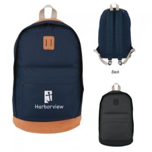 branded backpack