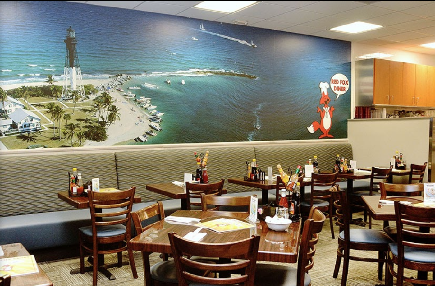 Inside Red Fox Diner