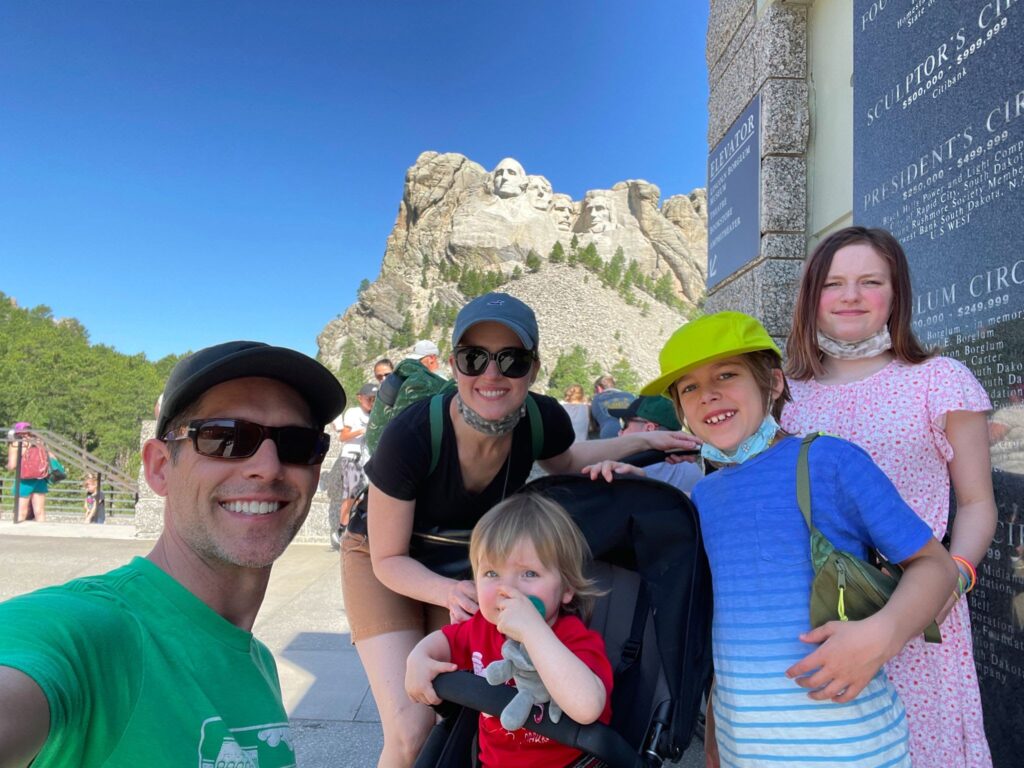 Deneen family at Rushmore 