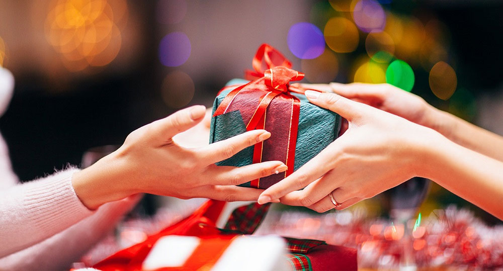 photo of gift giving