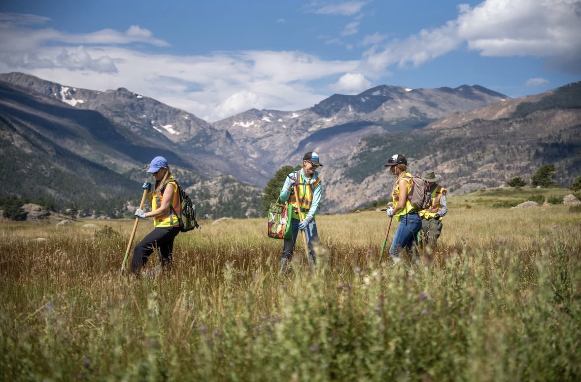 volunteers at rocky mountain 